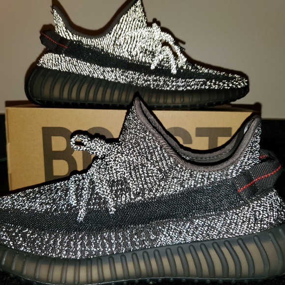 Yeezy 350 V2 Static Black Reflective main image 7